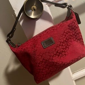 Red Coach Mini Purse